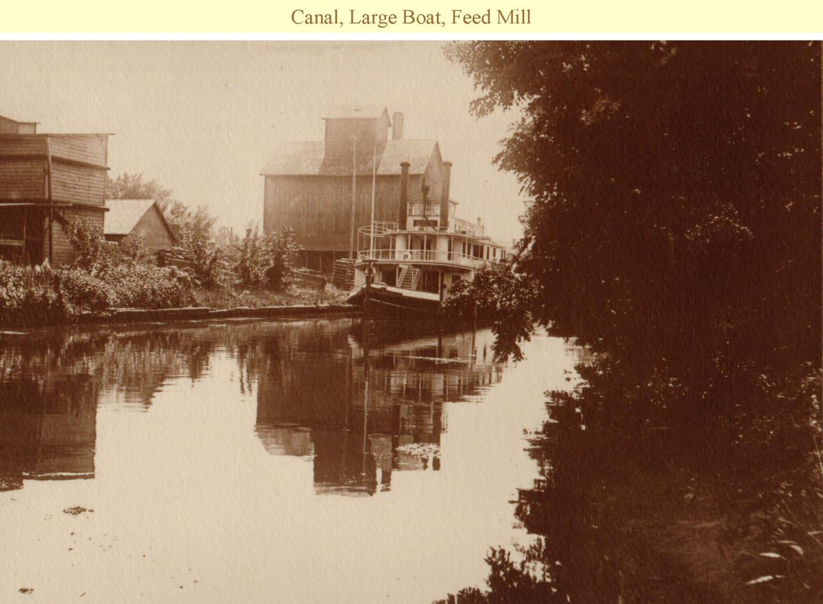 CANAL LARGE BOAT, FEED MILL